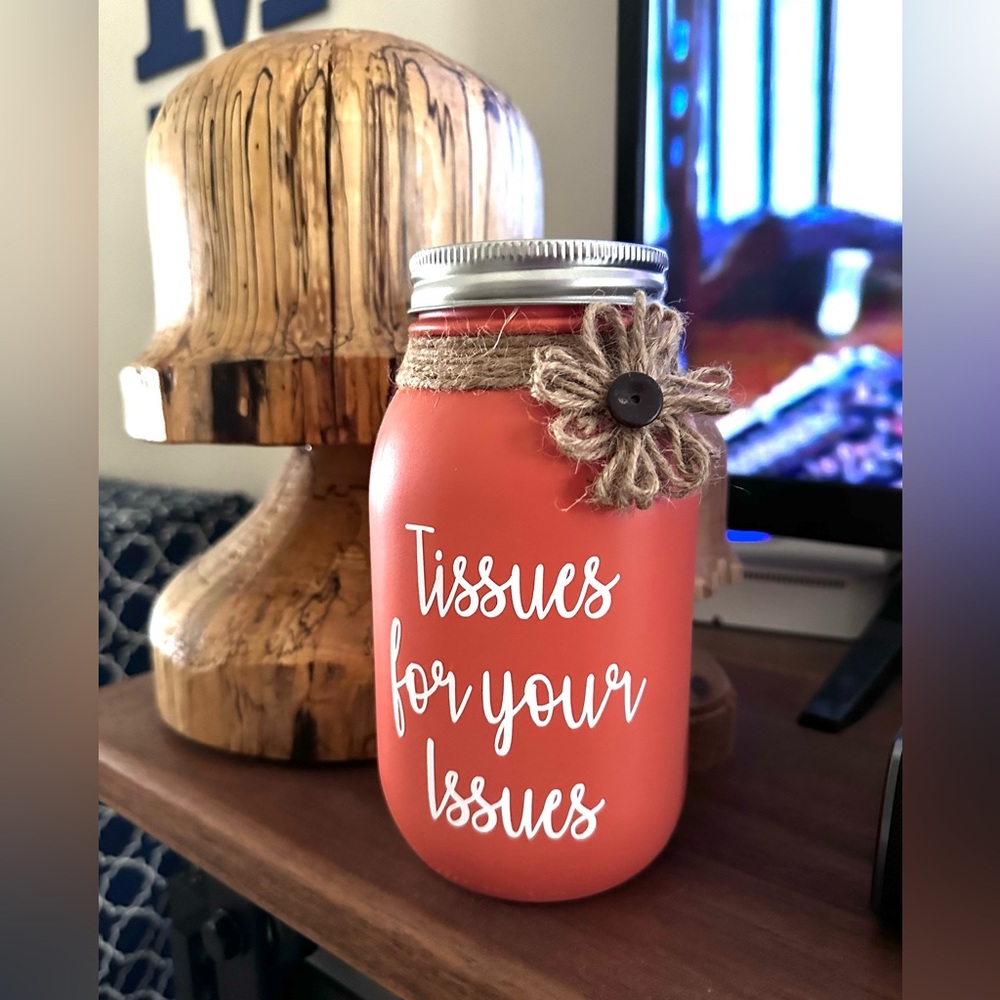 Mason Jar Tissue Holder